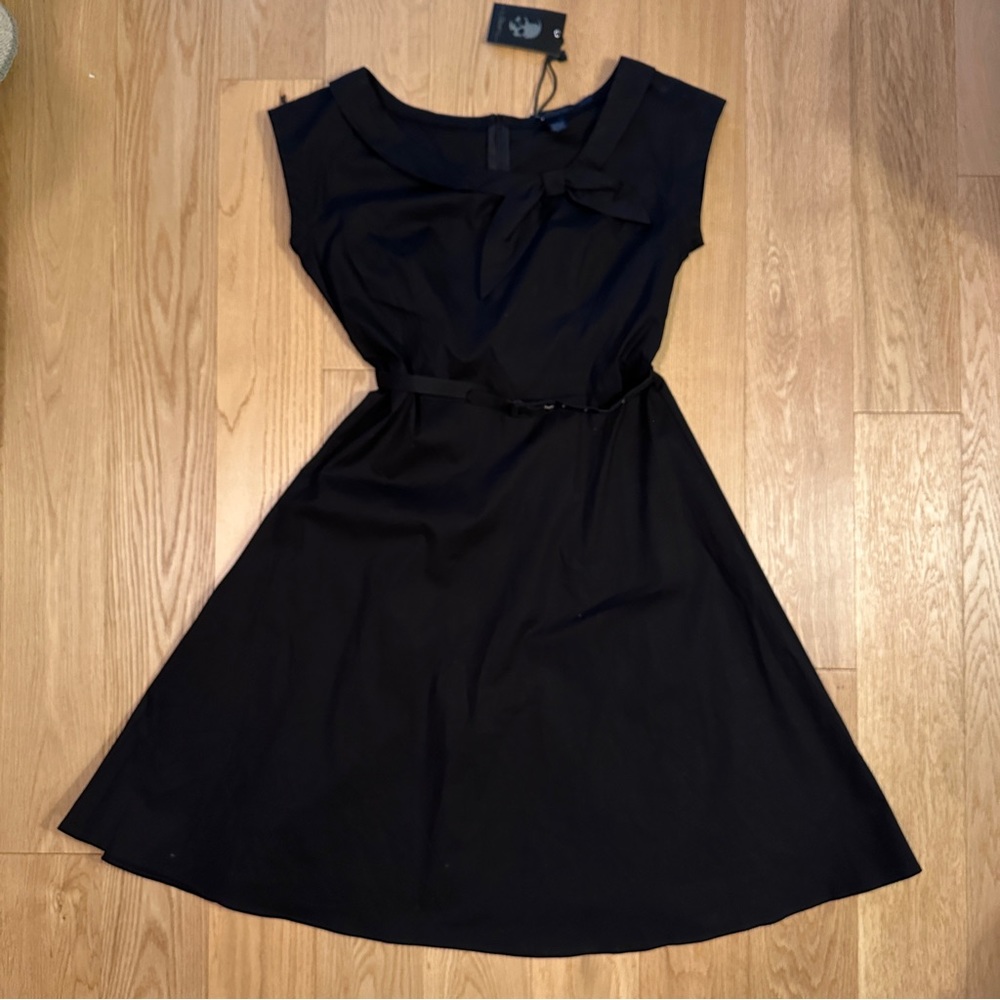 Black XL Pin-up 50s Dress NWT